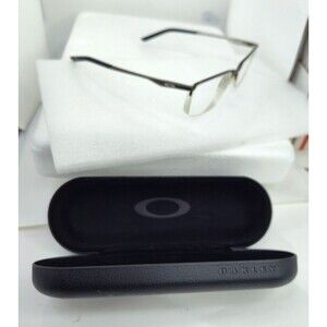 OAKLEY OX3218-0854 SOCKET 5.5 BrownSatin Lead EYEGLASSES Frames w CASE 52-18-136
